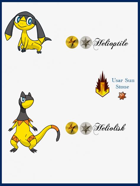helioptile evolution chart.